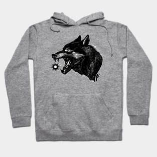 Walking mythology. Wolf Fenrir. Hoodie